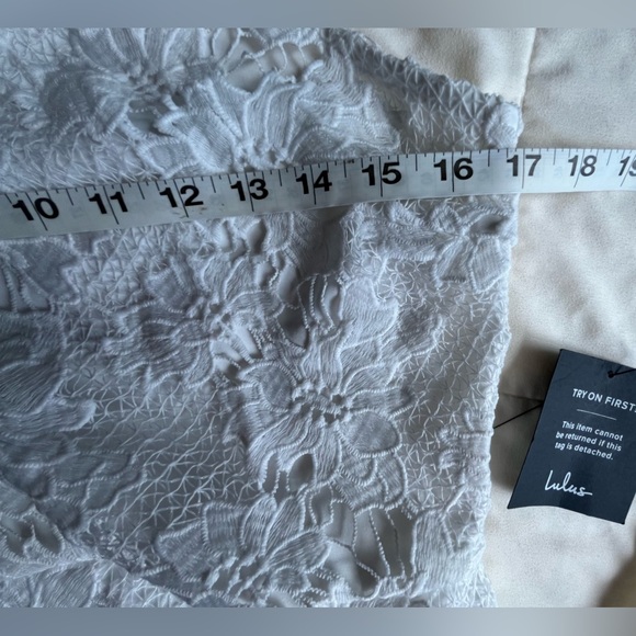 Lulu's White Lace Dress - Picture 12 of 12